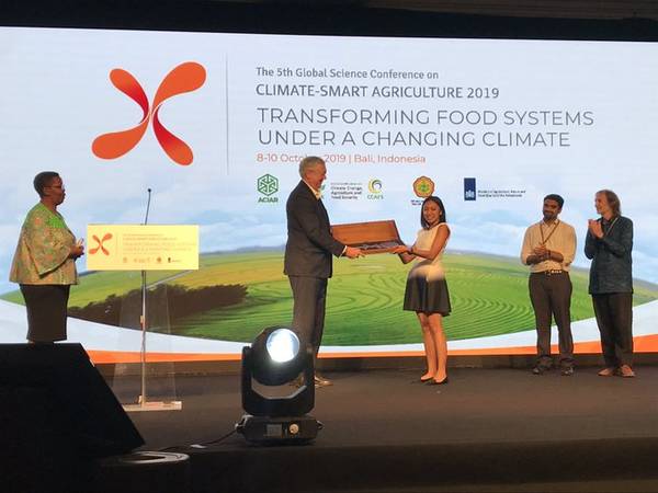 HE Hans Hoogeveen, Ambassador of the Netherlands to the FAO, announced the Netherlands will host the 6th Global Science Conference on Climate-Smart Agriculture in Spring 2021