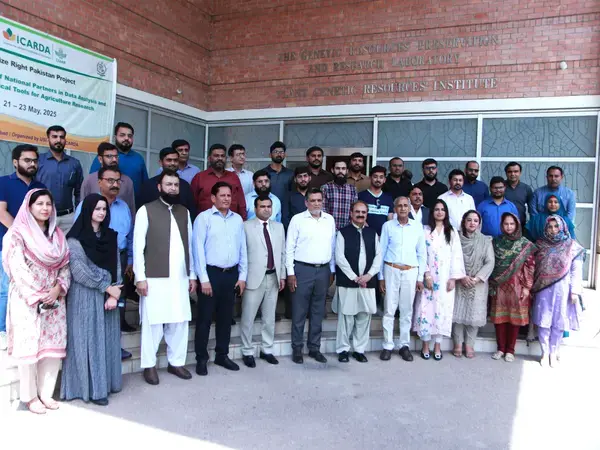 Capacity building of National Partners in data analysis and use of statistical tools for agriculture research.