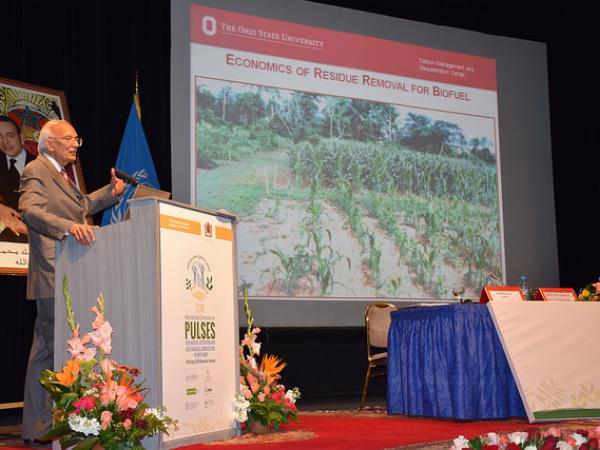 Rattan Lal, Professor of Soil Science at the Ohio State University, USA, expounds on pulses and soil connection