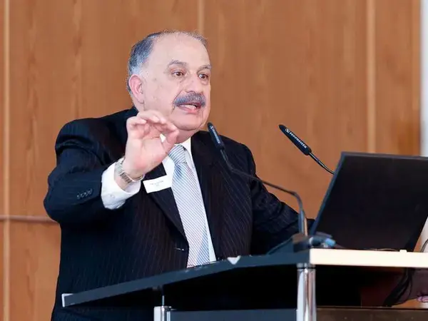 Dr. Solh speaking about tackling the multidimensional problem of food insecurity with a holistic and integrated policy approach.