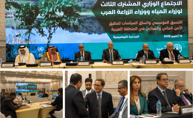 Third Joint Ministerial Meeting of Arab Ministers of Water and Agriculture.