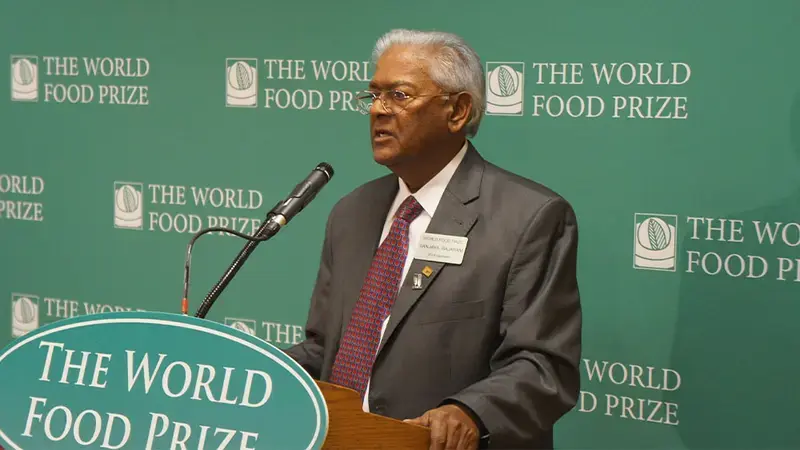 Dr. Sanjaya Rajaram Presents at the World Food Prize