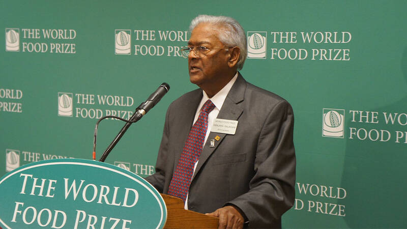 Dr. Sanjaya Rajaram Presents at the World Food Prize