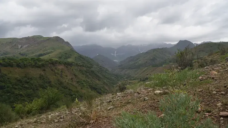 Mountains in Tashkent region