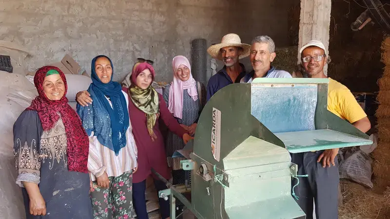 Farmers at GDA Sers, Tunisia