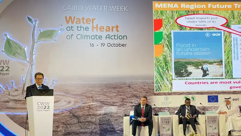 Mr. Aly Abousabaa at Cairo Water Week 2022
