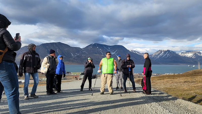 Michael Haddad's walk to deliver a "package of hope" containing ICARDA’s seeds to the Global Seed Vault in Svalbard.  