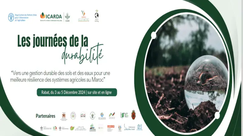 Towards Sustainable Soil and Water Management for Better Resilience of Agricultural Systems in Morocco.