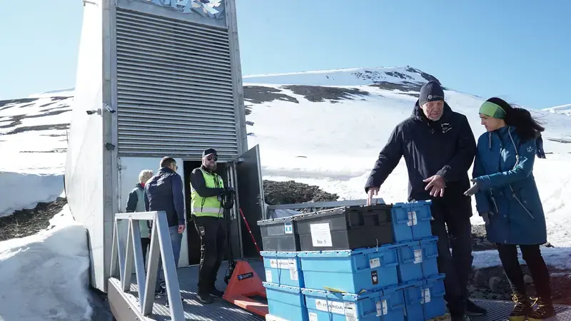 Svalbard Seed Deposit June 2025
