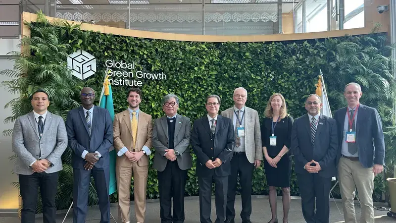 ICARDA delegation with GGGI at GGGWeek 2025. © GGGI