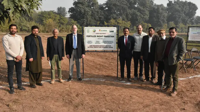 USDA delegation visits ICARDA in Pakistan