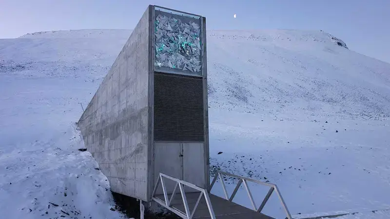 The Svalbard Global Seed Vault holds more than 880,000 seed samples from all over the world (Photo credit: Crop Trust)