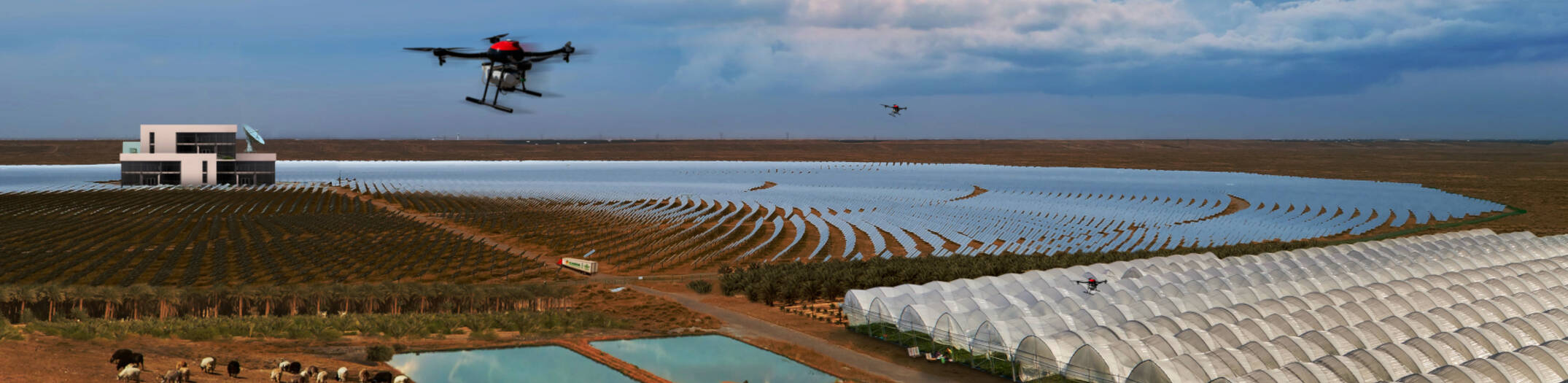 Integrated Desert Farming Technology