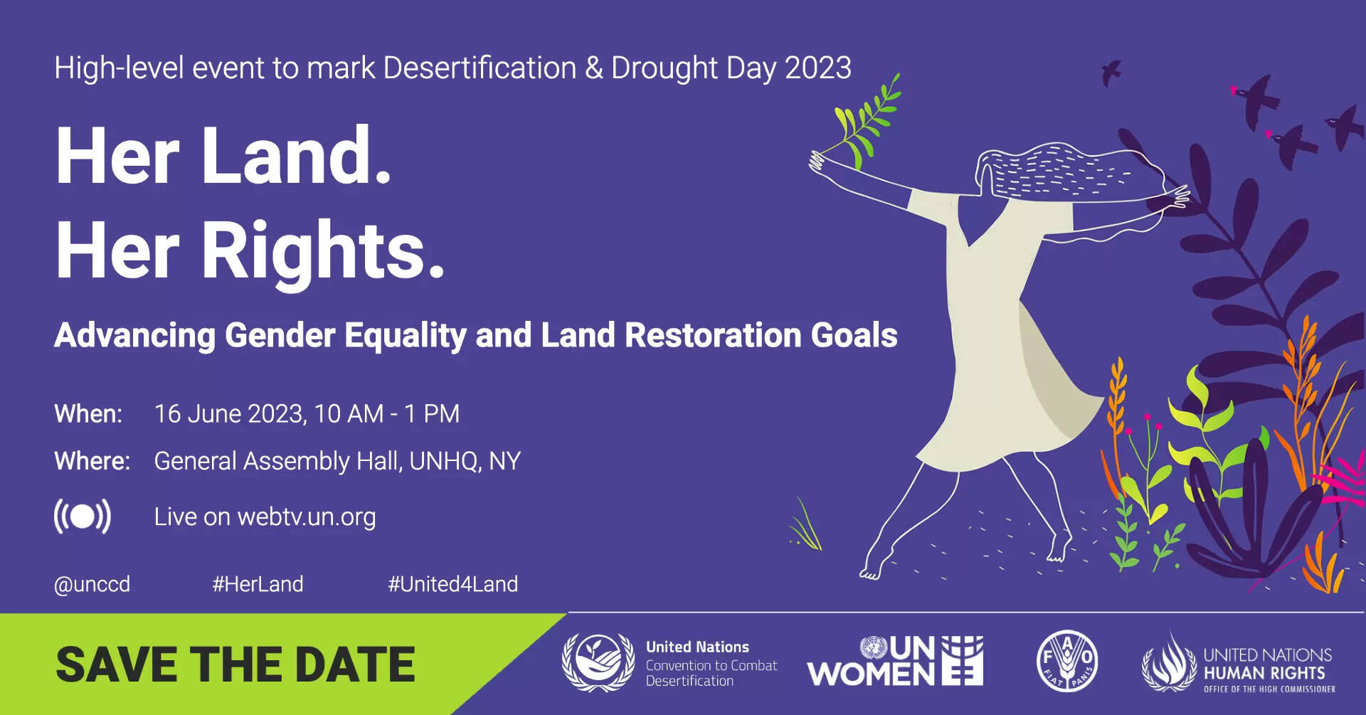 UN High Level Event to Mark Desertification & Drought Day