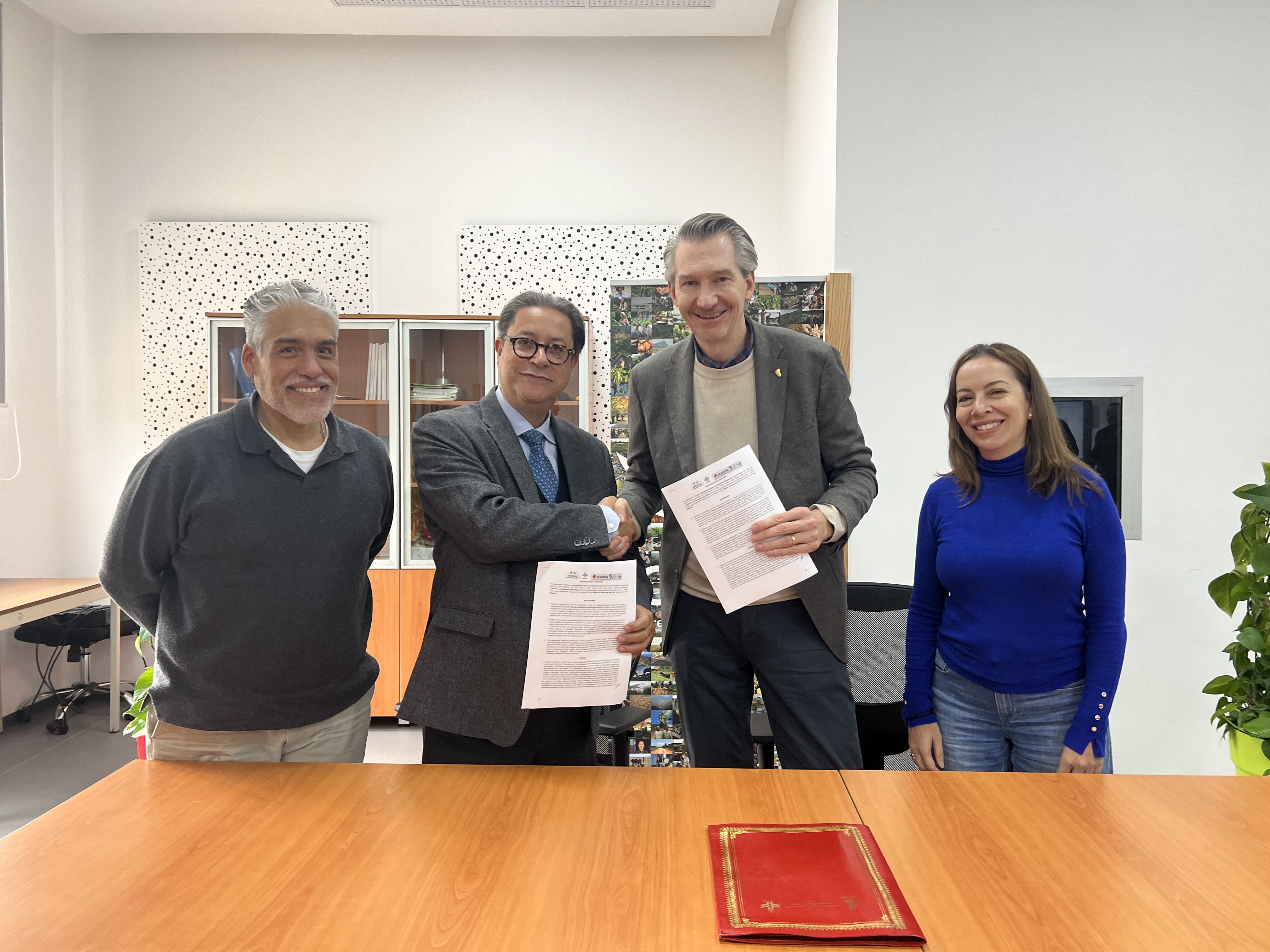 ICARDA/Alliance Bioversity and CIAT MoU signing 
