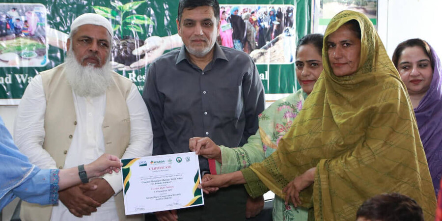 Certificate award ceremony