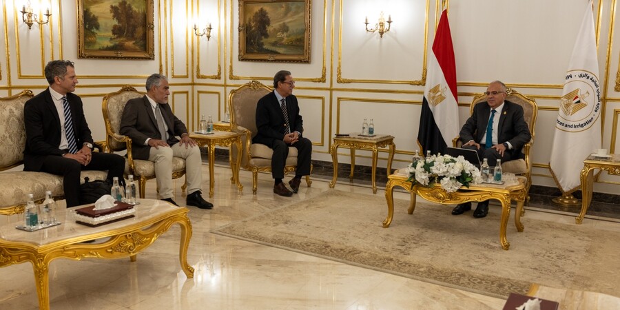 ICARDA meeting with Minister of Water Resources and Irrigation Egypt 