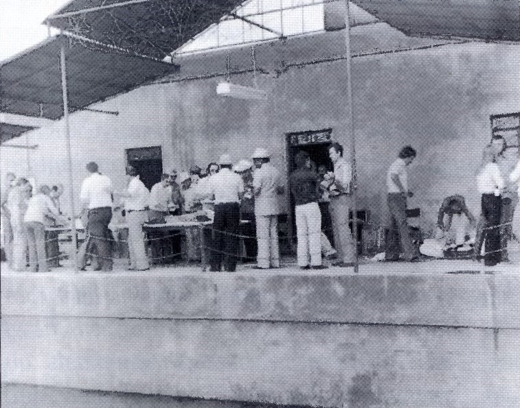 First ICARDA Board of Trustees lunch at Tel Hadya Farm in 1978.